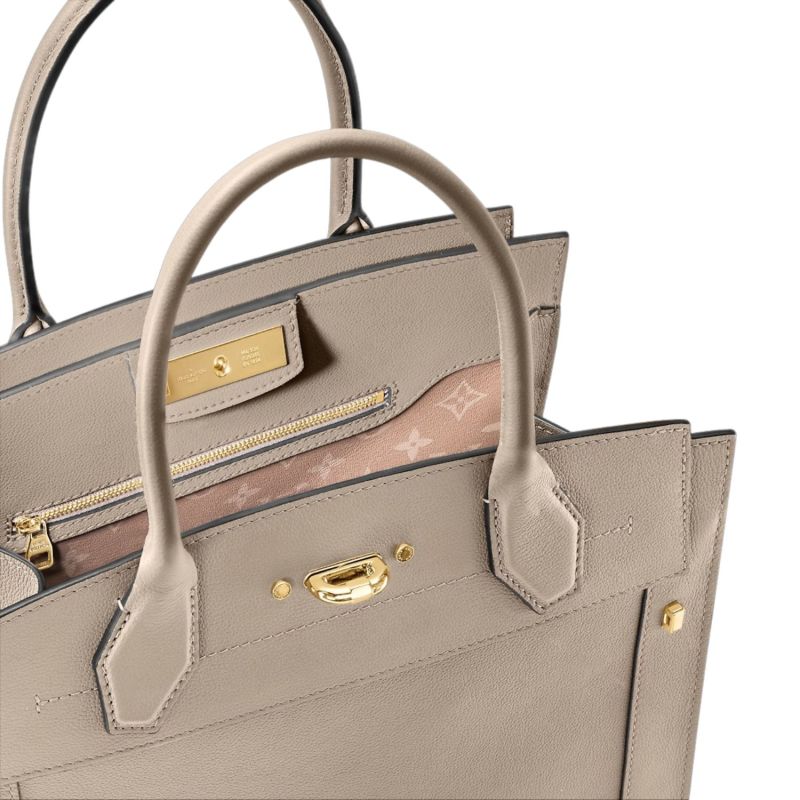 Louis Vuitton Steamer MM Galet Gray For Women 31.5cm/12.4in – M21280
