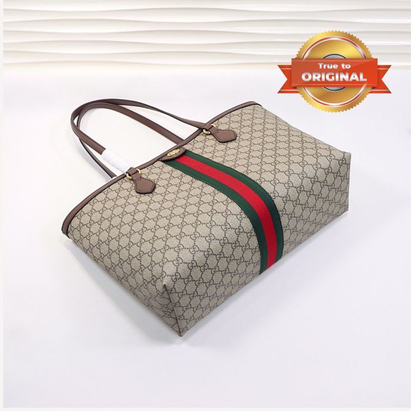 [True-to-ORIGINAL] Gucci Ophidia GG Medium Tote Bag Beige For Women 15in/38cm 631685 96IWB 8745