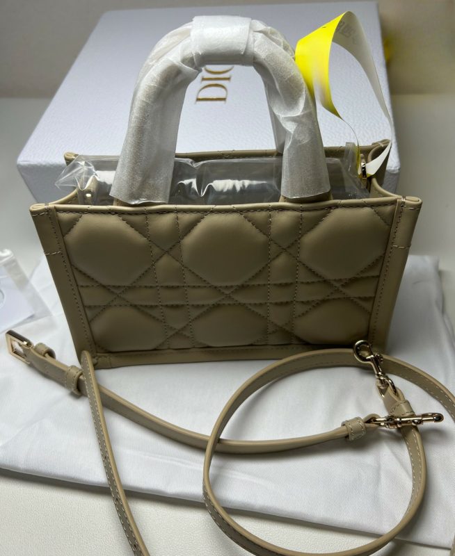 Dior Mini Dior Book Tote Powder Beige For Women 8.5 Inches/ 21.5 Cm S5573OWHP_M51U