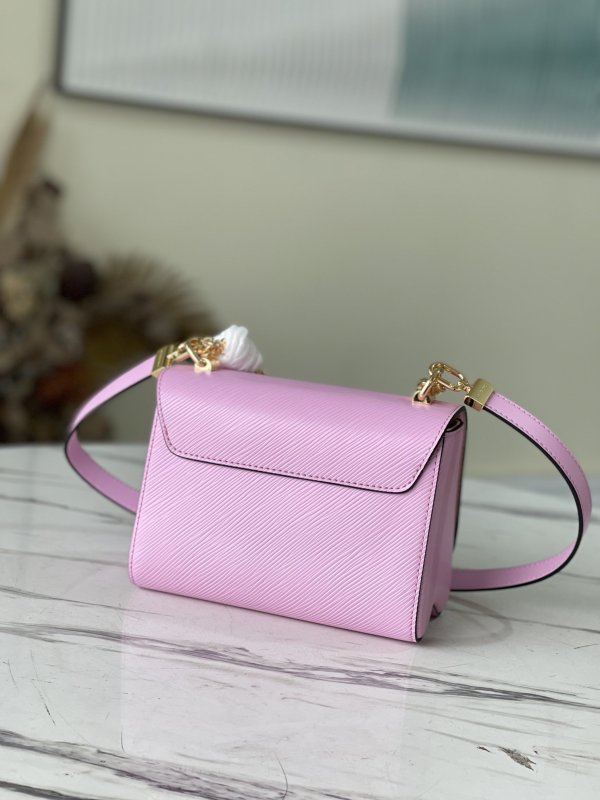 Louis Vuitton Twist PM Monogram Flower Wisteria Purple For Women, Women’s Handbags, Shoulder And Crossbody Bags 9.1in/23cm LV M59405