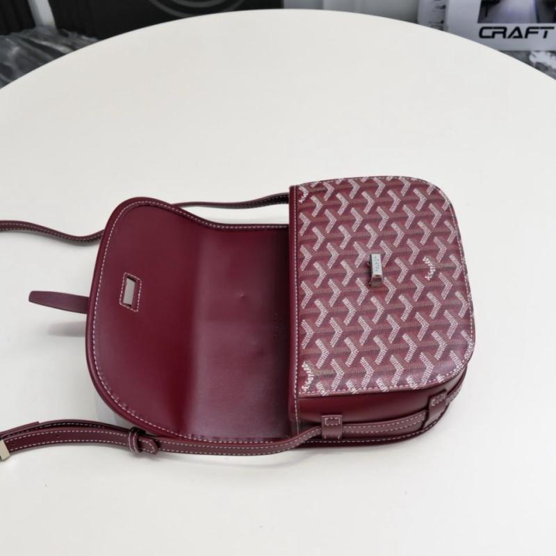Goyard Belvedere PM Bag Burgundy For Women‎ 8.7in/22cm BELVE3PMLTY09CG09P