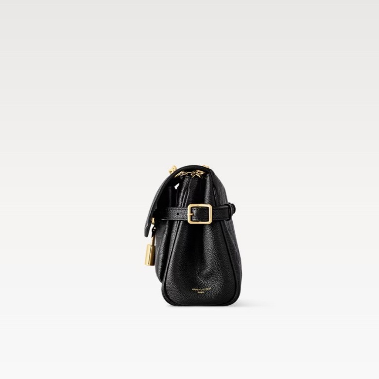 Louis Vuitton Anytime Flap Bag Black For Women 11.6in/29.5cm M14604