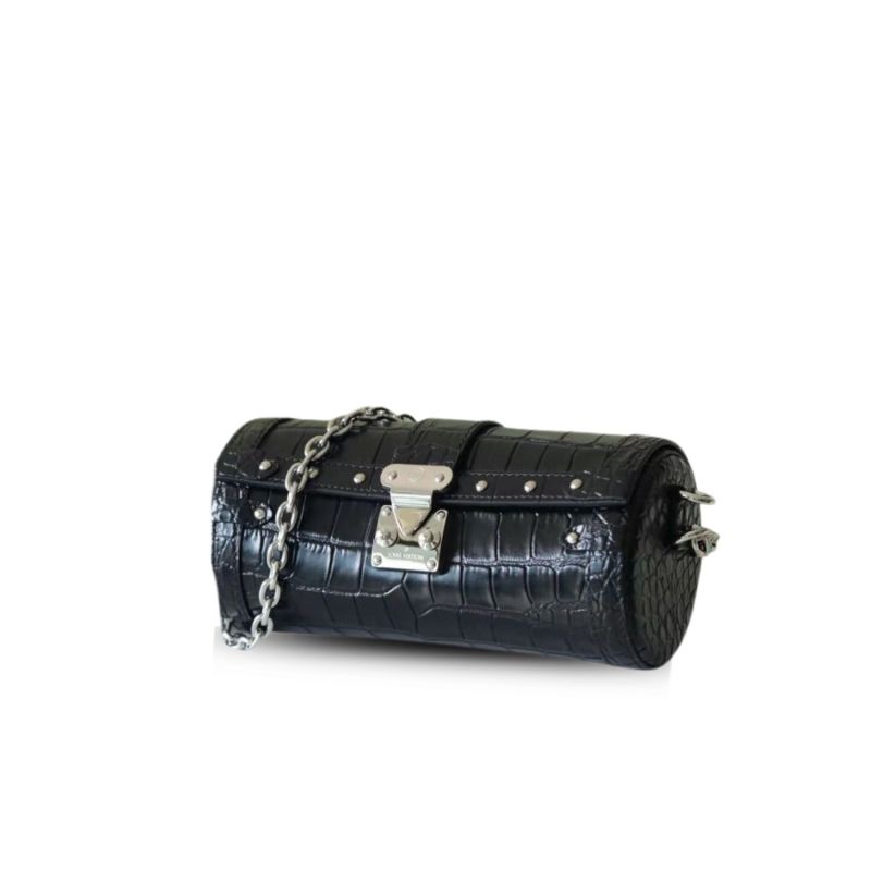 Louis Vuitton Papillon Trunk Black For Women 7.5in/19cm