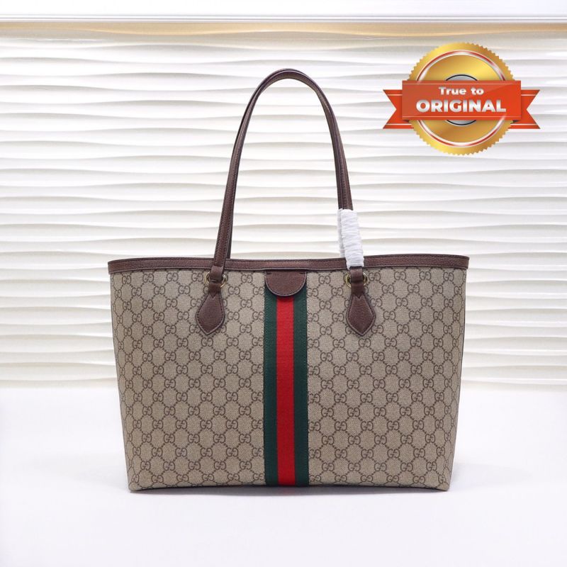 [True-to-ORIGINAL] Gucci Ophidia GG Medium Tote Bag Beige For Women 15in/38cm 631685 96IWB 8745