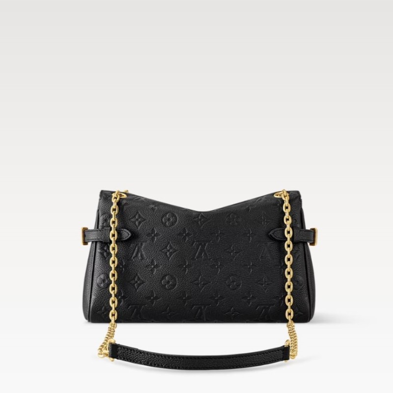 Louis Vuitton Anytime Flap Bag Black For Women 11.6in/29.5cm M14604