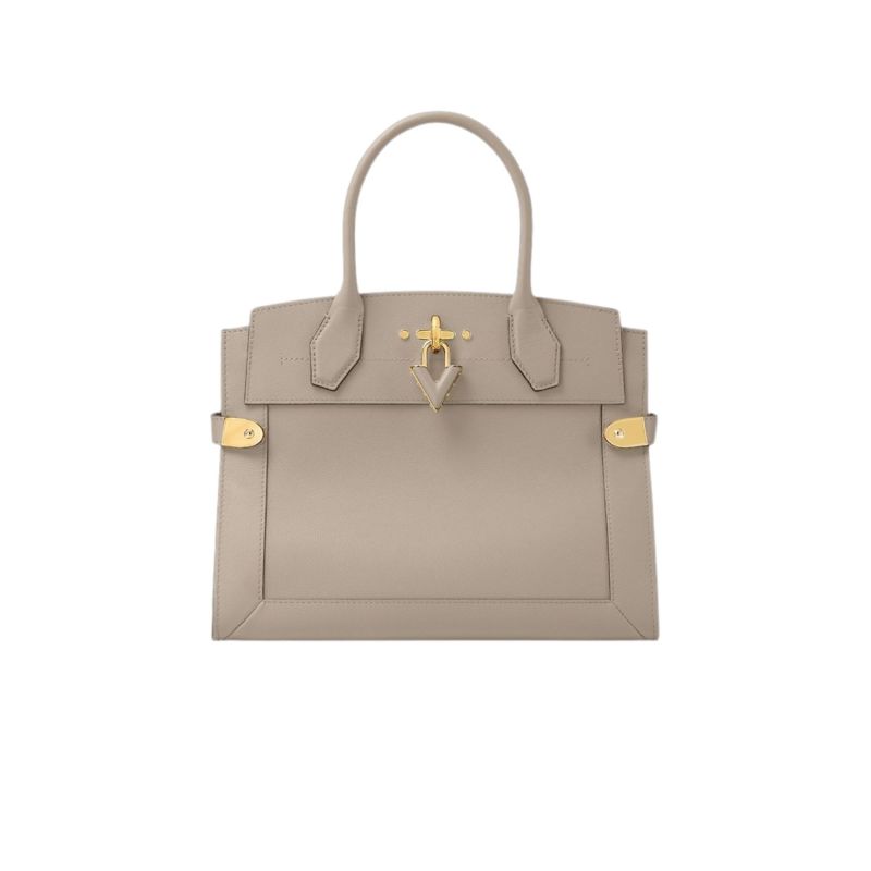 Louis Vuitton Steamer MM Galet Gray For Women 31.5cm/12.4in – M21280