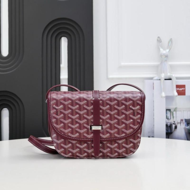 Goyard Belvedere PM Bag Burgundy For Women‎ 8.7in/22cm BELVE3PMLTY09CG09P