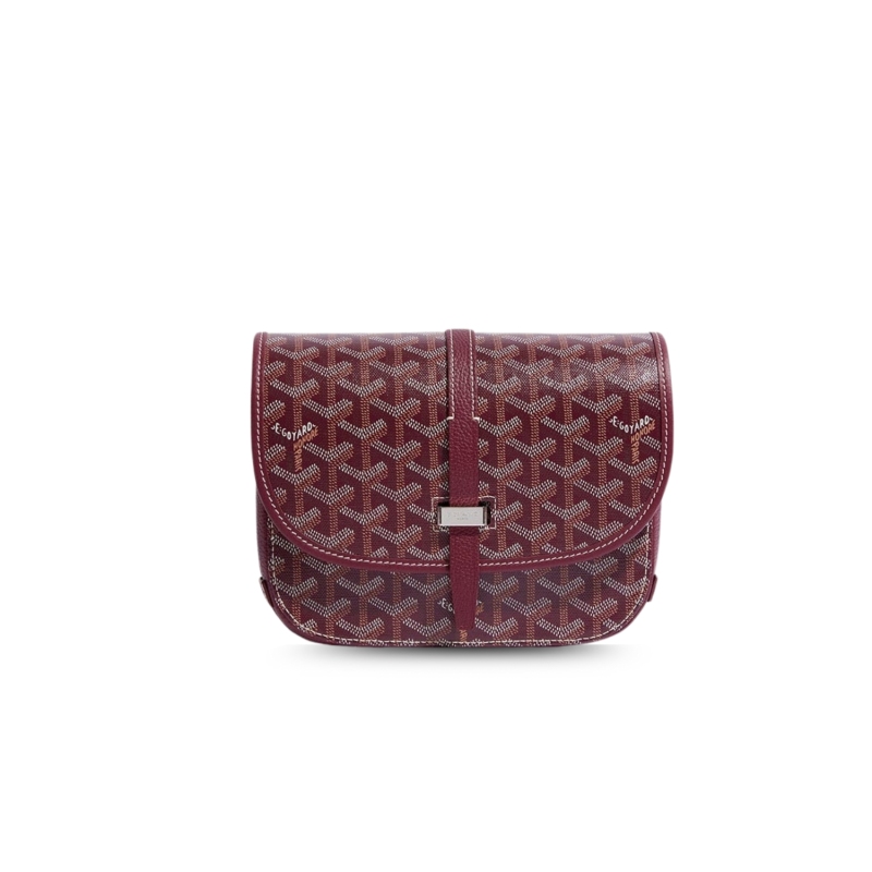 Goyard Belvedere PM Bag Burgundy For Women‎ 8.7in/22cm BELVE3PMLTY09CG09P