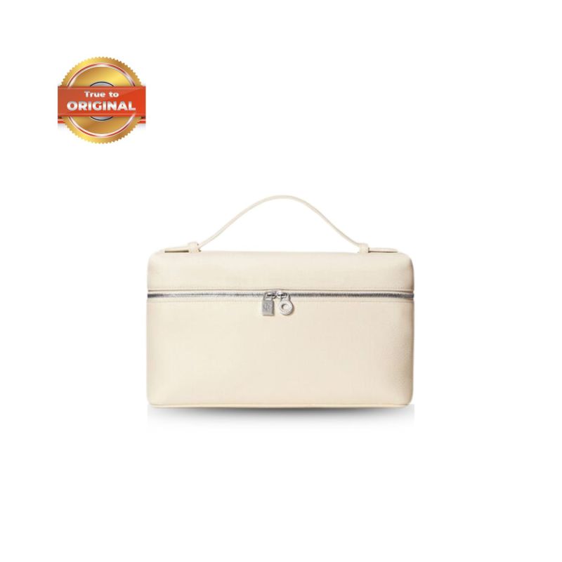 [True-to-ORIGINAL]Loro Piana Extra Pocket L19 Whisper White For Women 7.5in/19cm FAN4045 1615