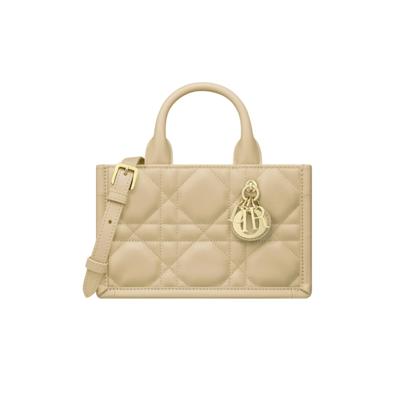 Dior Mini Dior Book Tote Powder Beige For Women 8.5 Inches/ 21.5 Cm S5573OWHP_M51U