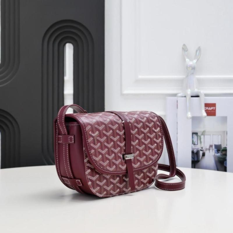 Goyard Belvedere PM Bag Burgundy For Women‎ 8.7in/22cm BELVE3PMLTY09CG09P