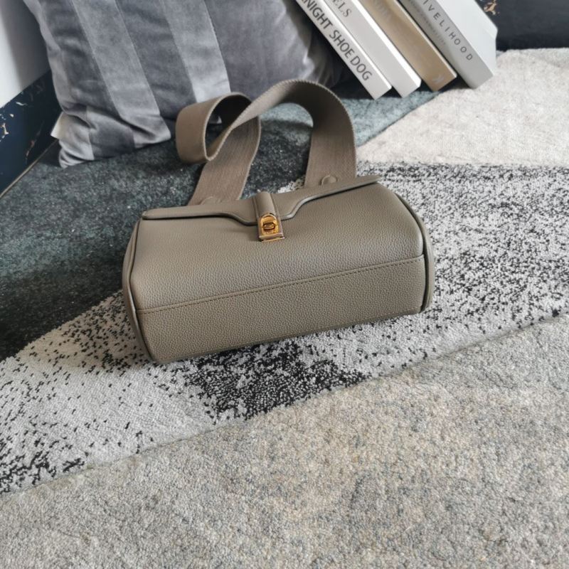 Celine Teen Soft 16 In Supple Grained Grey For Women‎ 9in/23cm