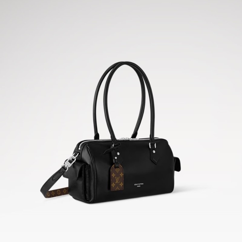 [True-to-ORIGINAL] Louis Vuitton Speedy Cargo Vibe Bag Black For Women 11in/28cm M12934