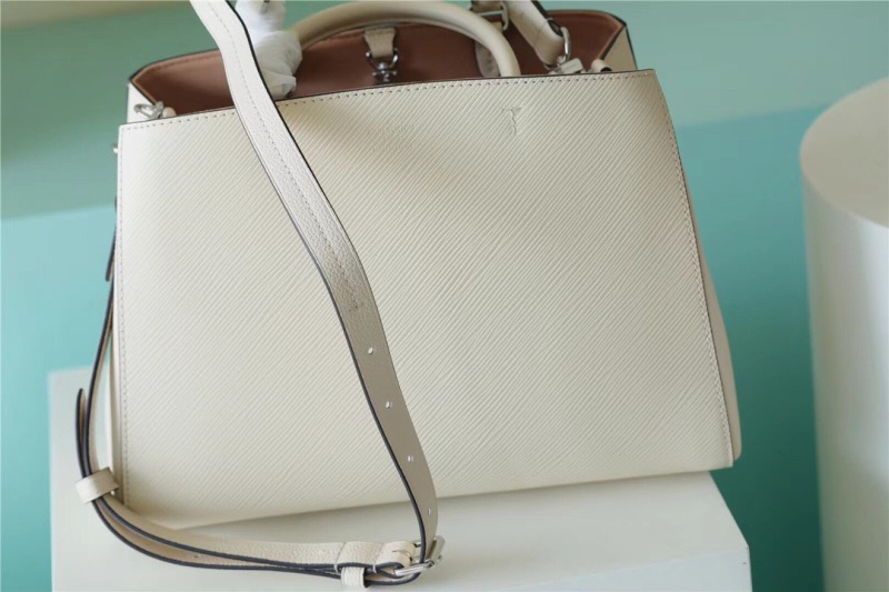 Louis Vuitton Marelle Tote MM Epi White For Women, Women’s Handbags, Shoulder And Crossbody Bags 11.8in/30cm LV