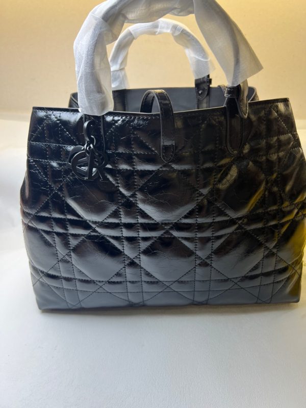 Christian Dior Large Dior Toujours Bag Black For Women M2820SNIO_M900 – 37 Cm/ 14.5 Inches