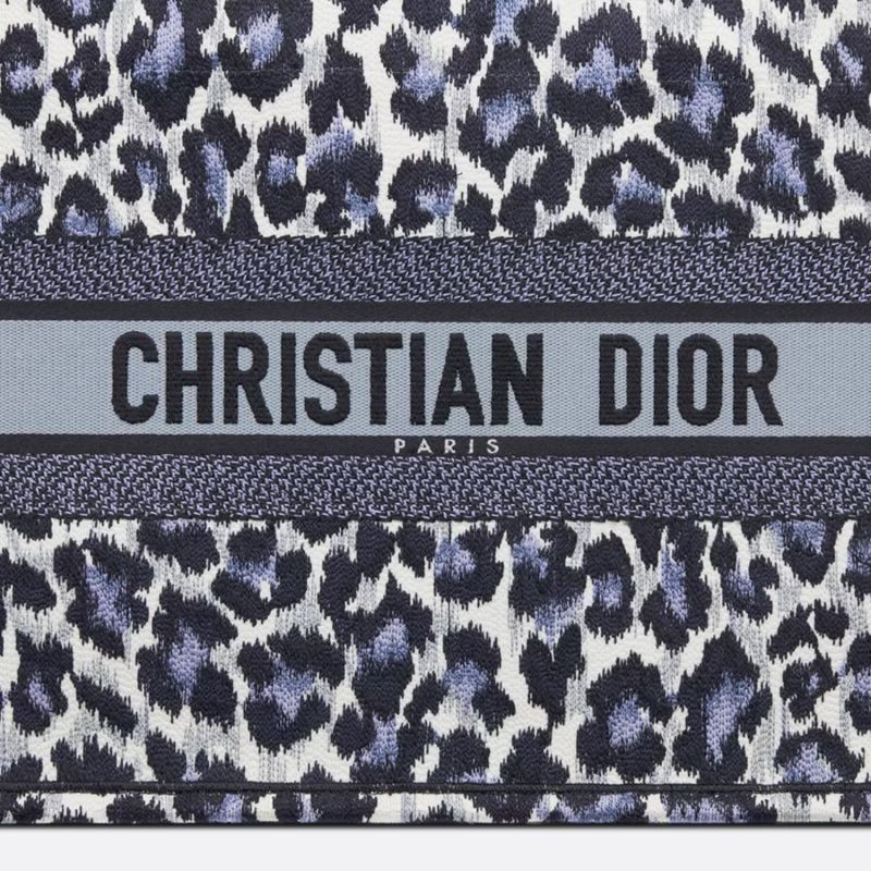 Christian Dior Medium Dior Book Tote Blue For Women M1296ZRHM_M06I- 14 Inches/ 36 Cm