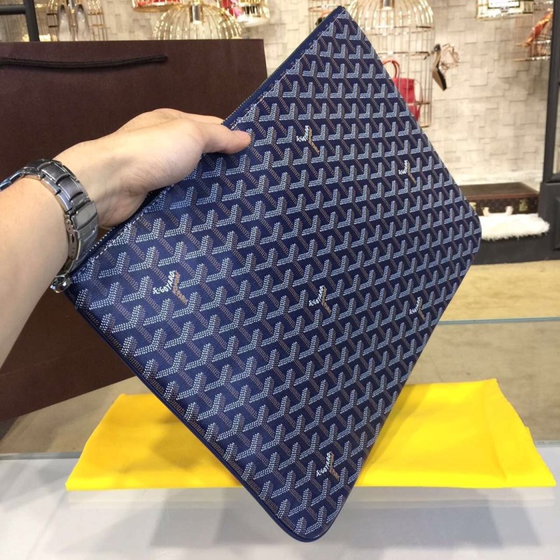 Goyard Senat MGM Pocket Navy Blue For Women‎ 14.1in/36cm