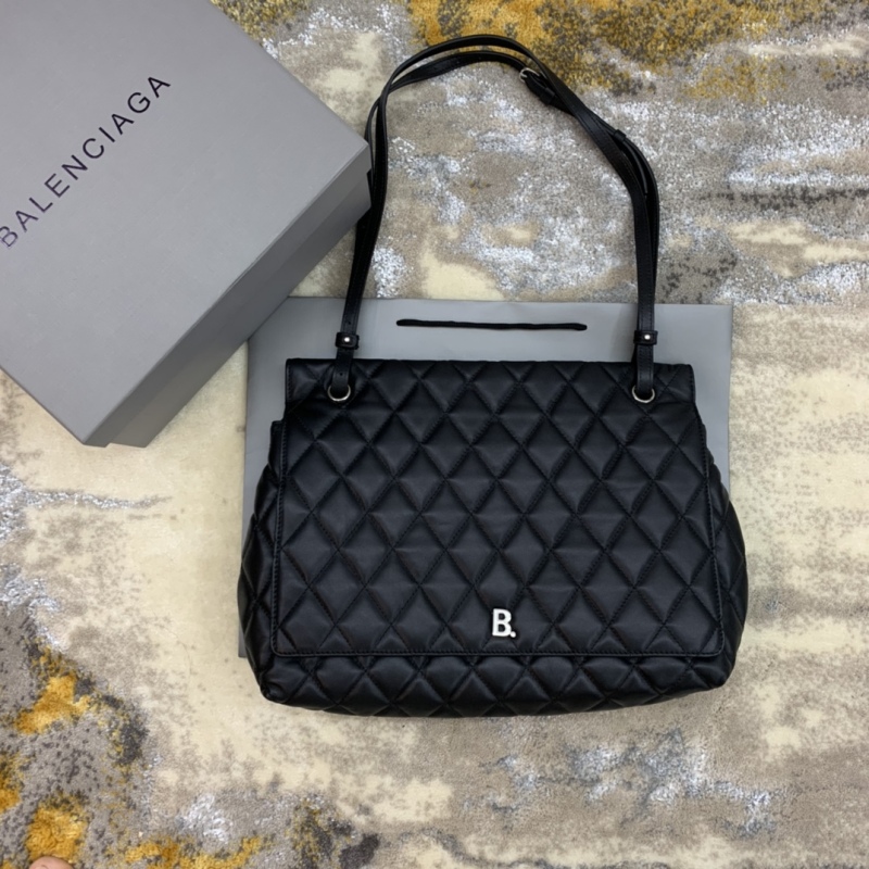 Balenciaga Touch B. Shoulder Bag Quilted Large In Black For Women 14n/36cm