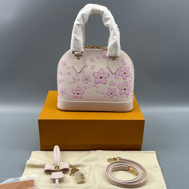[True-to-ORIGINAL] Louis Vuitton LV x TM Alma BB Pink For Women 23.5cm/9.3in – M13104