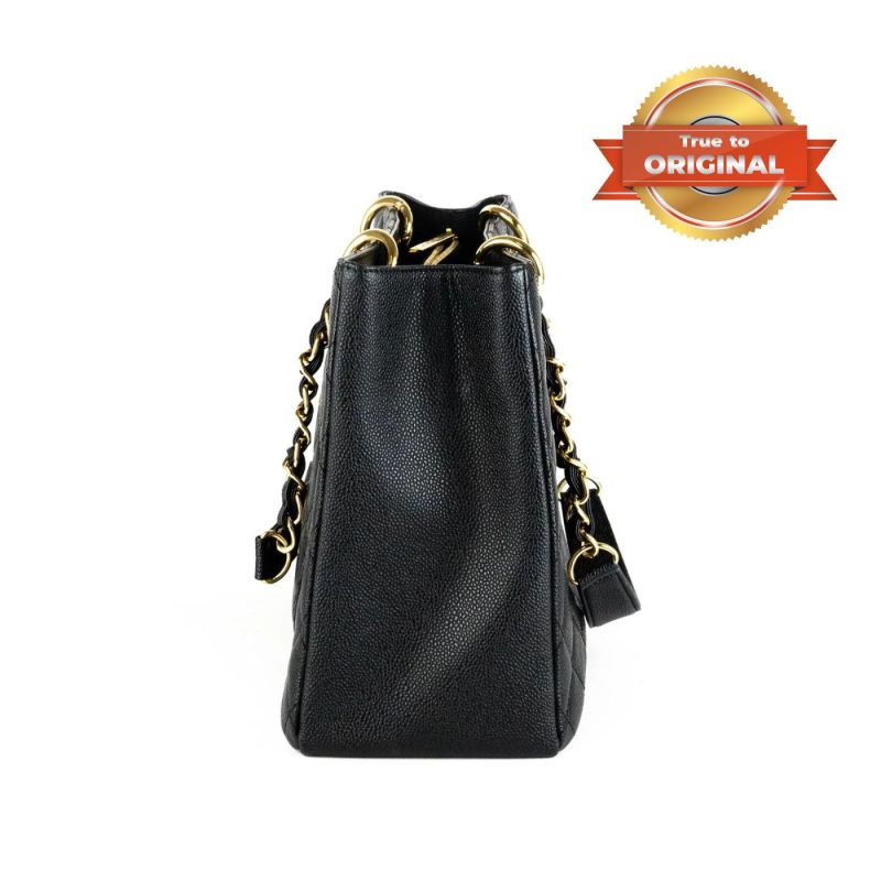 [True-to-ORIGINAL] Chanel Classic Tote Bag Black For Women 13.3in/34cm