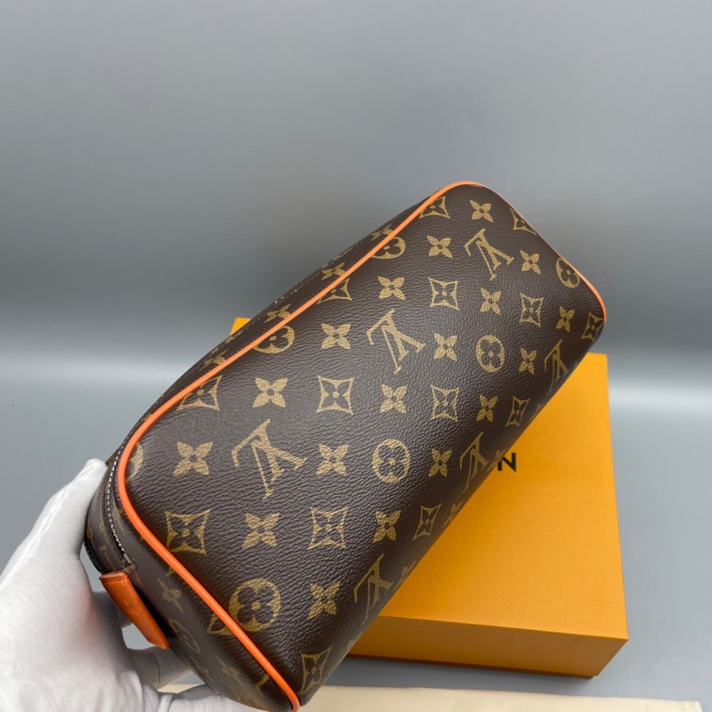 Louis Vuitton Dopp Kit Toiletry Bag Orange 11in/28cm M46765
