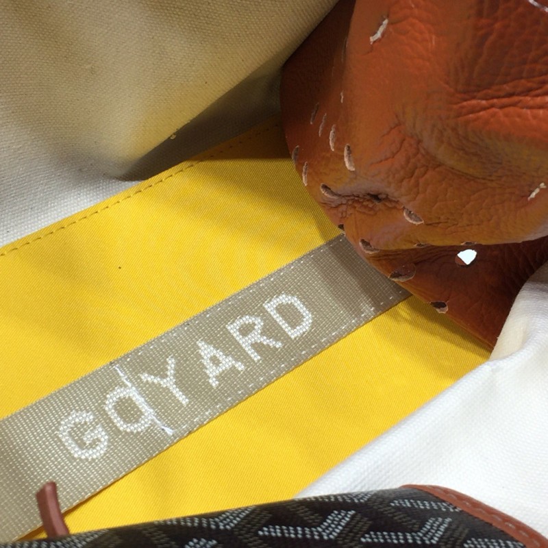 Goyard Hardy PM Bag Grey/Dark Blue/Brown For Women‎ 15.7in/40cm HARDY2PMLTY07CG07P