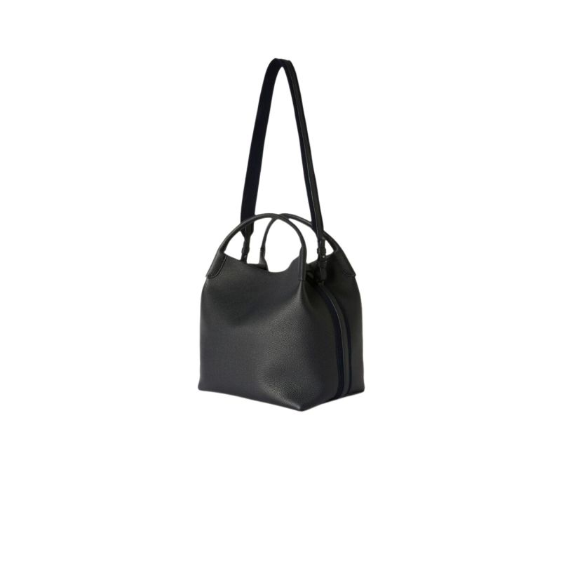 [True-to-ORIGINAL]Loro Piana Large Bale Bag Black For Women 9.5in/24cm FAM9875 W000