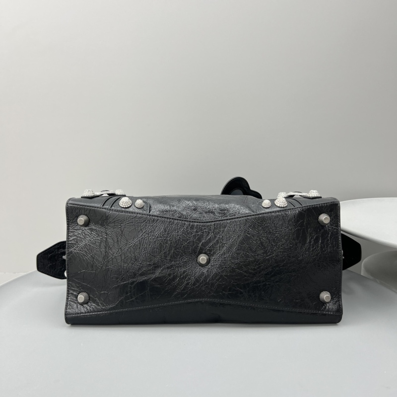 Balenciaga Neo Cagole City Handbag Black For Women‎ 15.3in/38.9cm