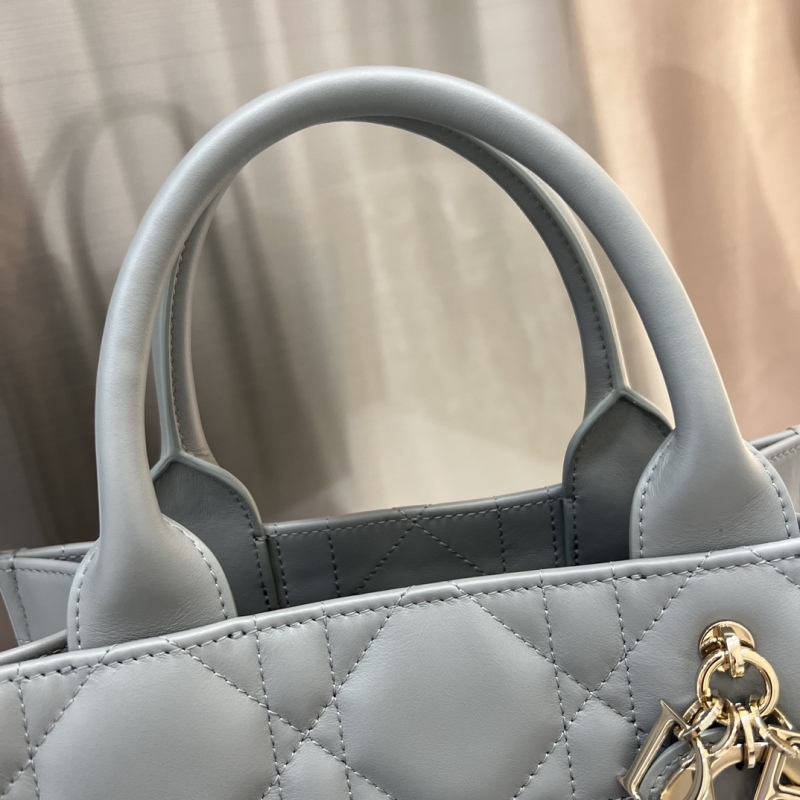 Dior Small Book Tote Bag Grey For Women 10,4in/26,5cm