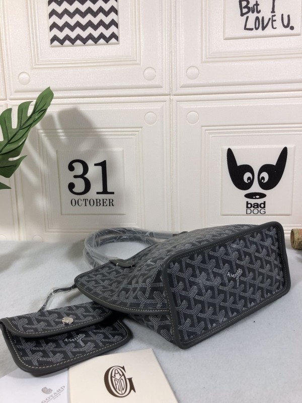 Goyard Anjou PM Bag Black/Yellow/Brown For Women‎ 7.9in/20cm