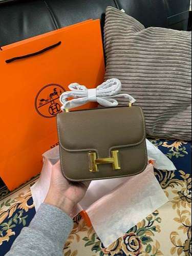 Hermes Constance Khaki Green For Women 19cm / 7.4in