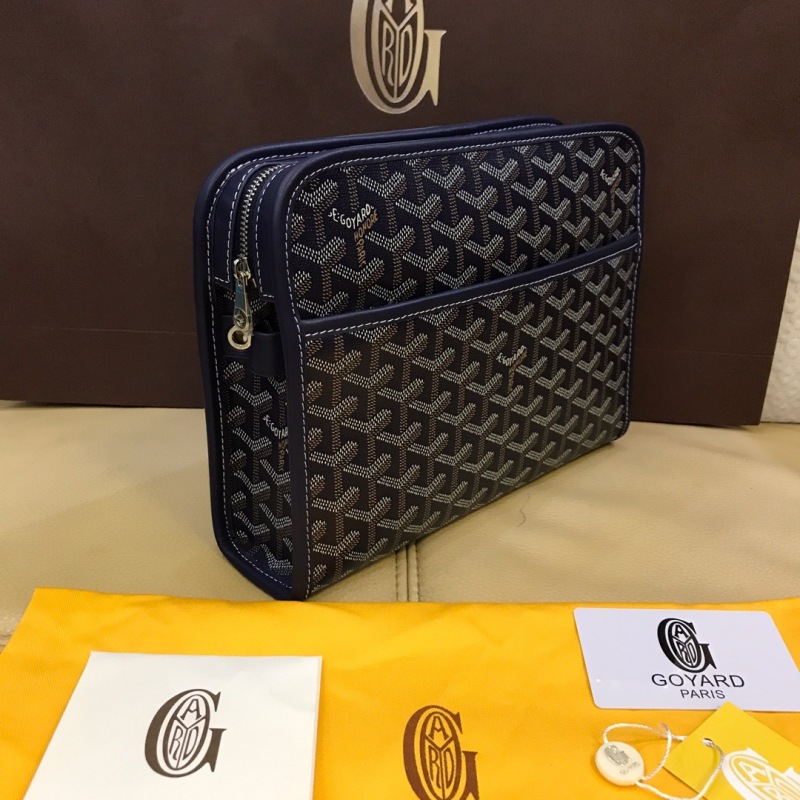 Goyard Jouvence GM Toiletry Bag Navy Blue/Black/Dark Grey For Women‎ 11.6in/29.5cm JOUVENGMLTY01CL03P