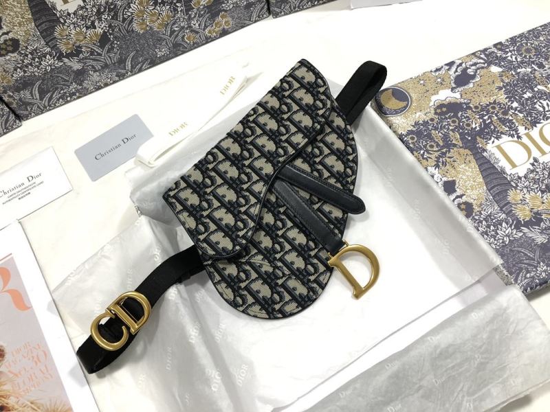 Dior Saddle Belt Bag Beige For Women‎ 7.5in/ 20cm CD