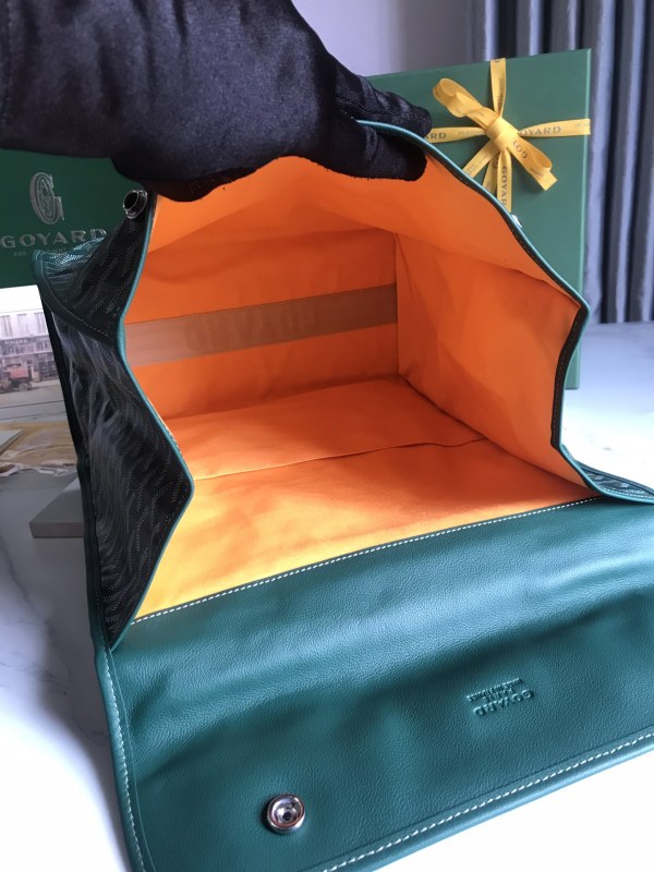 Goyard Saint Léger Backpack Green For Women‎ 14.6in/37cm STLEGEMMLTY09CG09P