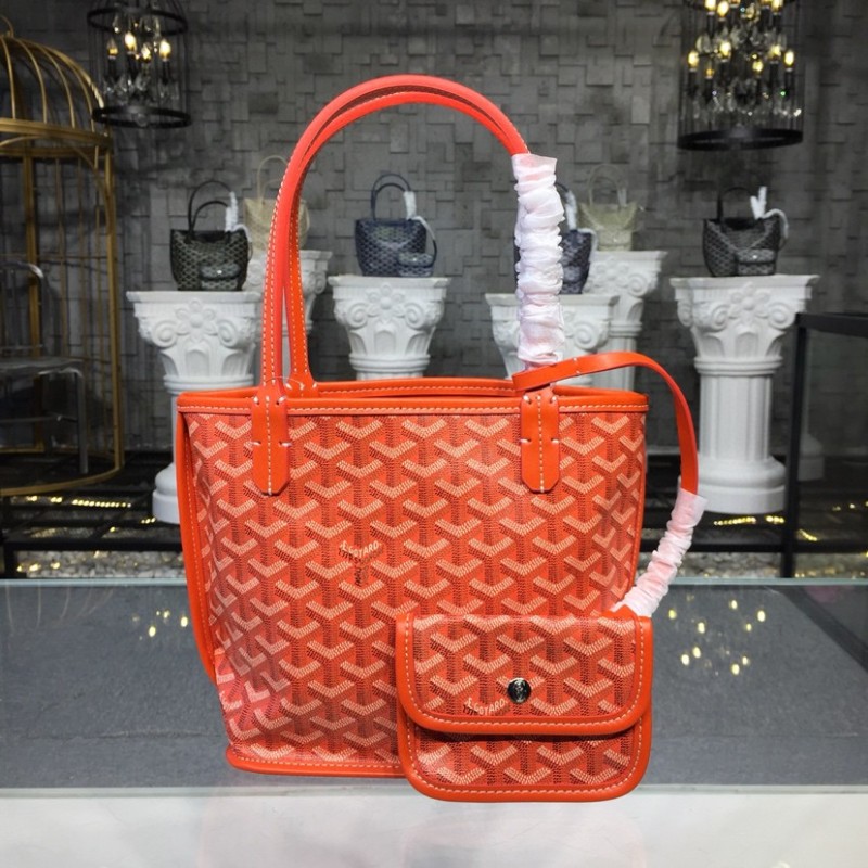 Goyard Anjou Mini Bag Orange For Women‎ 7.9in/20cm