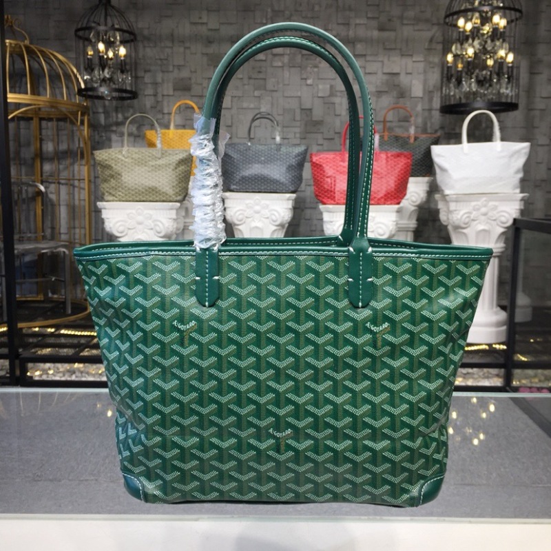 Goyard Artois PM Bag Red/Green For Women‎ 7.9in/20cm