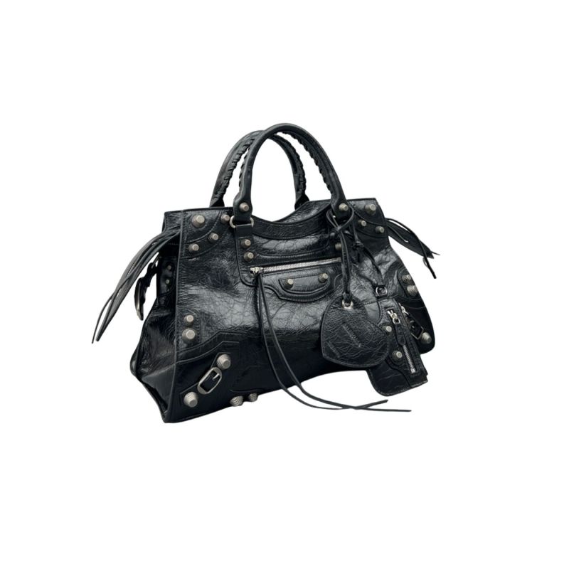 Balenciaga Neo Cagole City Handbag Black For Women‎ 15.3in/38.9cm 700451210B01000