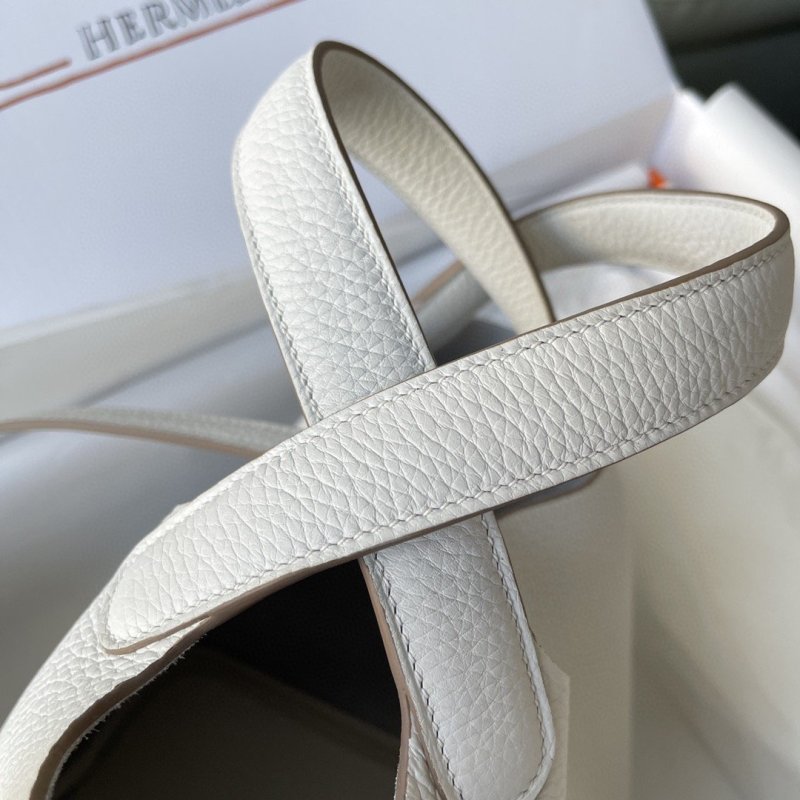 Hermes Picotin Lock 18 Bag White For Women, Women’s Handbags 7.1in/18cm