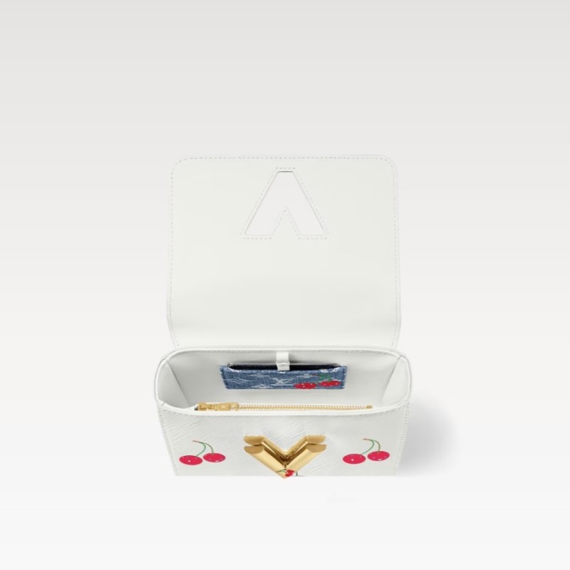 [True-to-ORIGINAL] Louis Vuitton LV x TM Twist PM White For Women 7.5in/19cm M13239