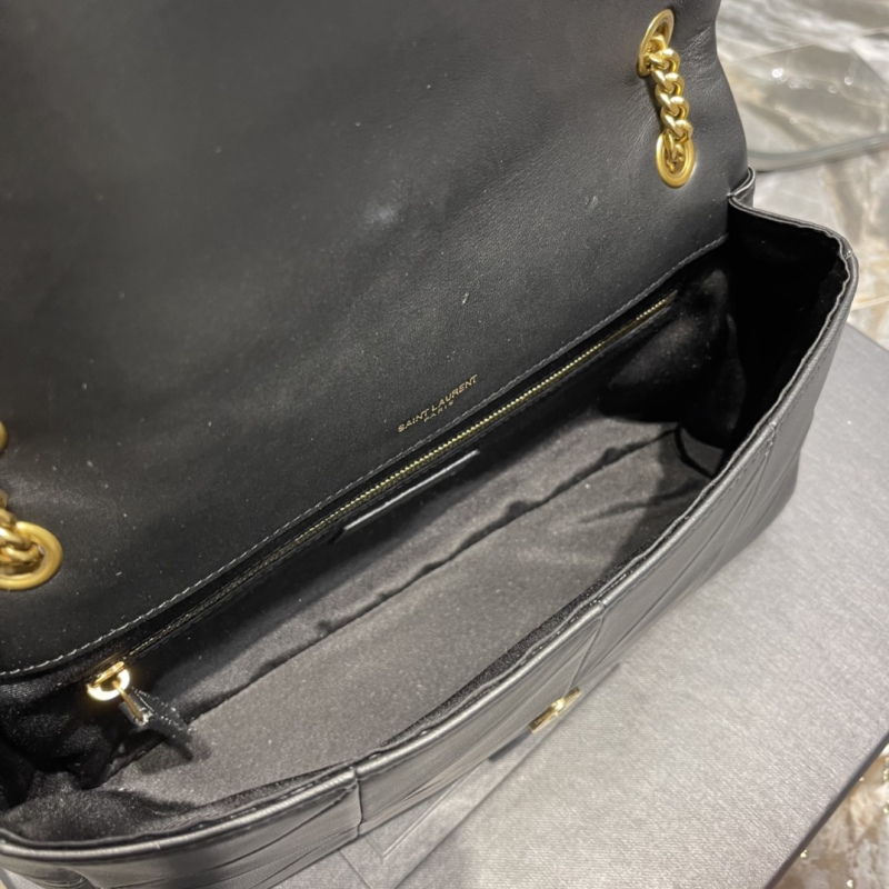 [True-to-ORIGINAL] Saint Laurent Jamie Medium Chain Bag Black For Women 9.8in/25cm