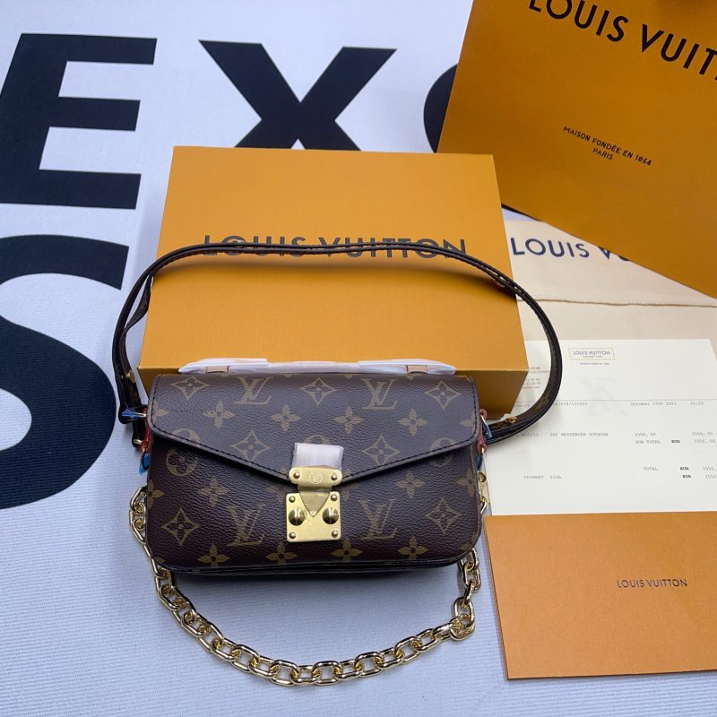 Louis Vuitton Pochette Métis East West Bag Brown For Women‎ 8.5in/21.5cm M46279