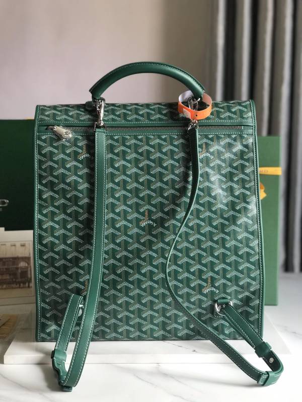 Goyard Saint Léger Backpack Green For Women‎ 14.6in/37cm STLEGEMMLTY09CG09P