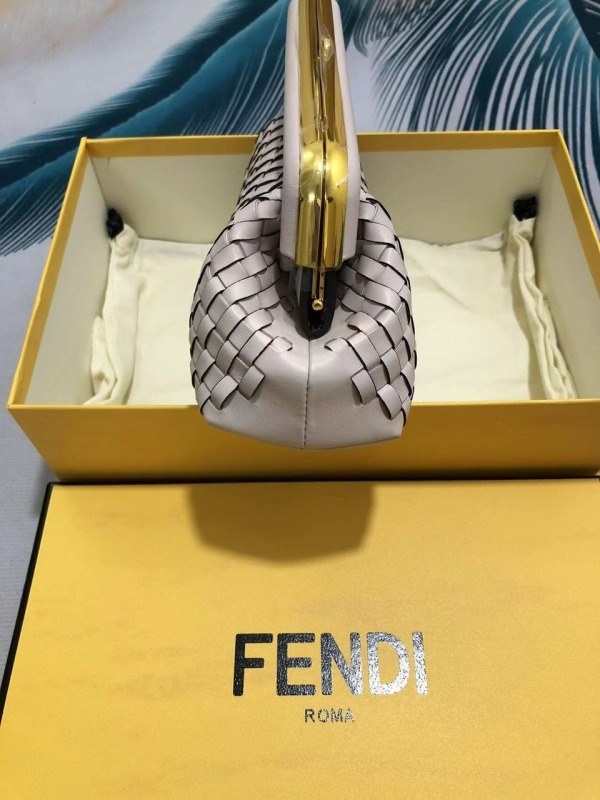 [True-to-ORIGINAL] Fendi First Small Bag Pink For Women 10in/26cm