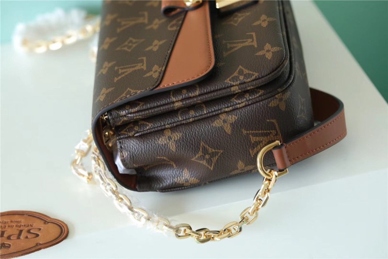 Louis Vuitton Marceau Monogram Canvas Caramel Brown For Women, Women’s Handbags, Shoulder and Crossbody Bags 9.6in/24.5cm LV M46127