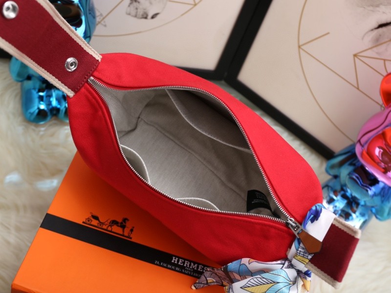 Hermes Bride A Brac Case Red Bag For Women, Women’s Handbags, Shoulder Bags 9.8in/25cm