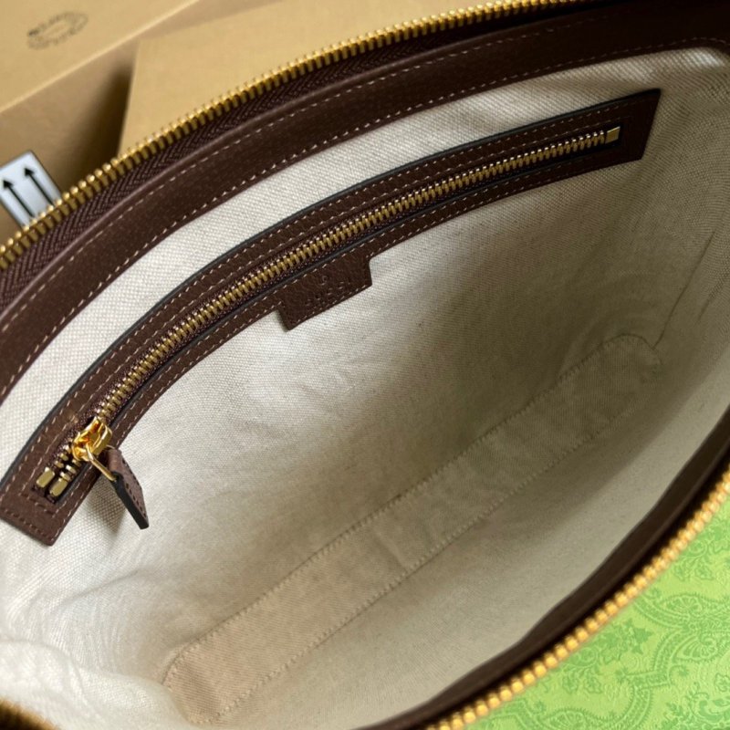 Gucci Jumbo GG Messenger Bag Camel And Ebony Jumbo GG Canvas For Women  9.6in/24.5cm GG 703468 92THF 1000