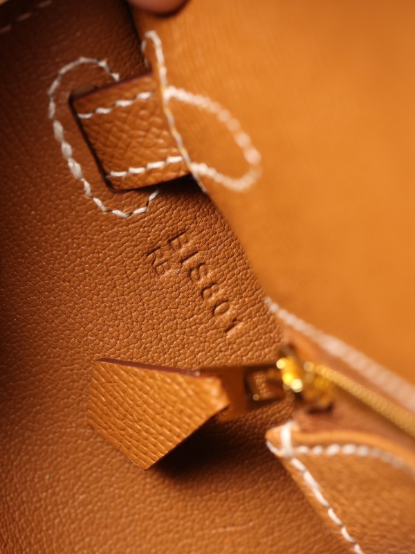 Hermes Kelly Epsom Gold Tone Lock Bag Brown For Women 9,8in/25cm