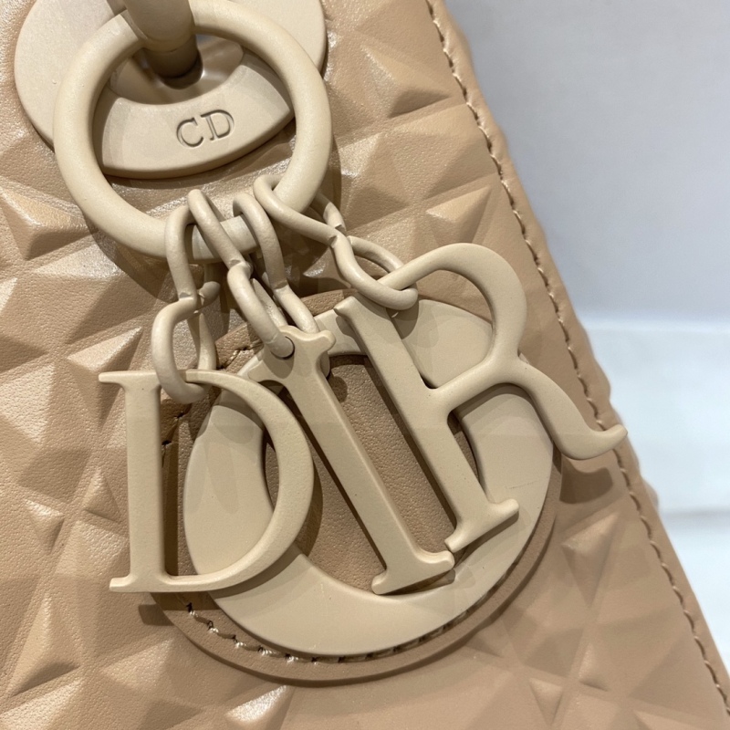 Dior Christian Dior Mini Lady Bag Beige For Women 6.5in/17cm