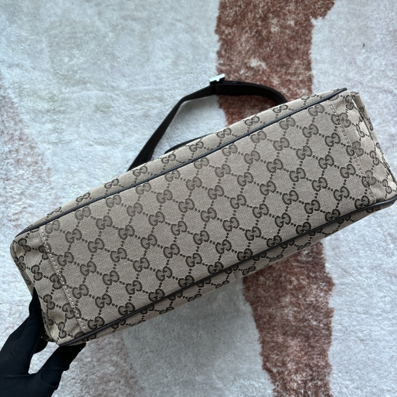 Gucci Original GG Baby Changing Bag Brown For Women, Women’s Bags 16.9in/43cm GG