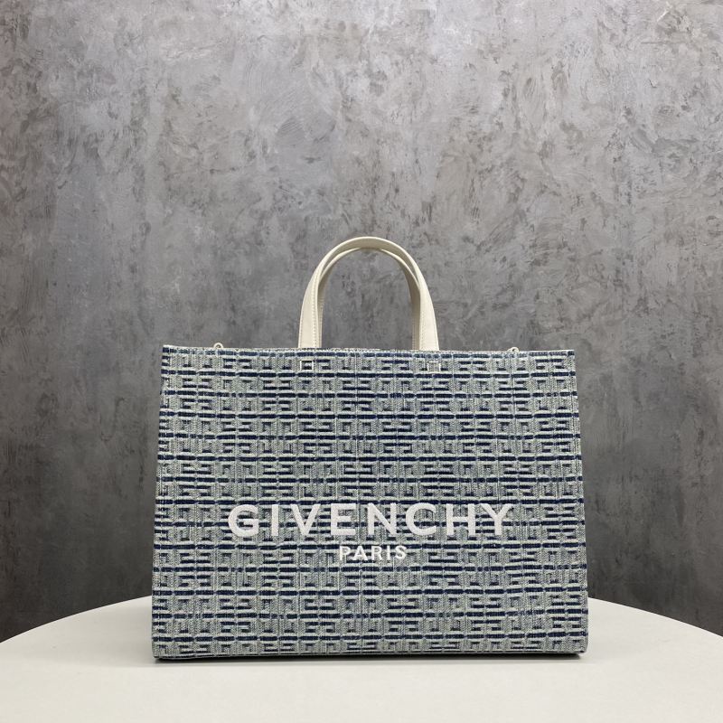 Givenchy Medium G Tote Shopping Bag In 4G Bleached Denim Blue For Women‎ 14.6in/37cm BB50N2B1GC-457